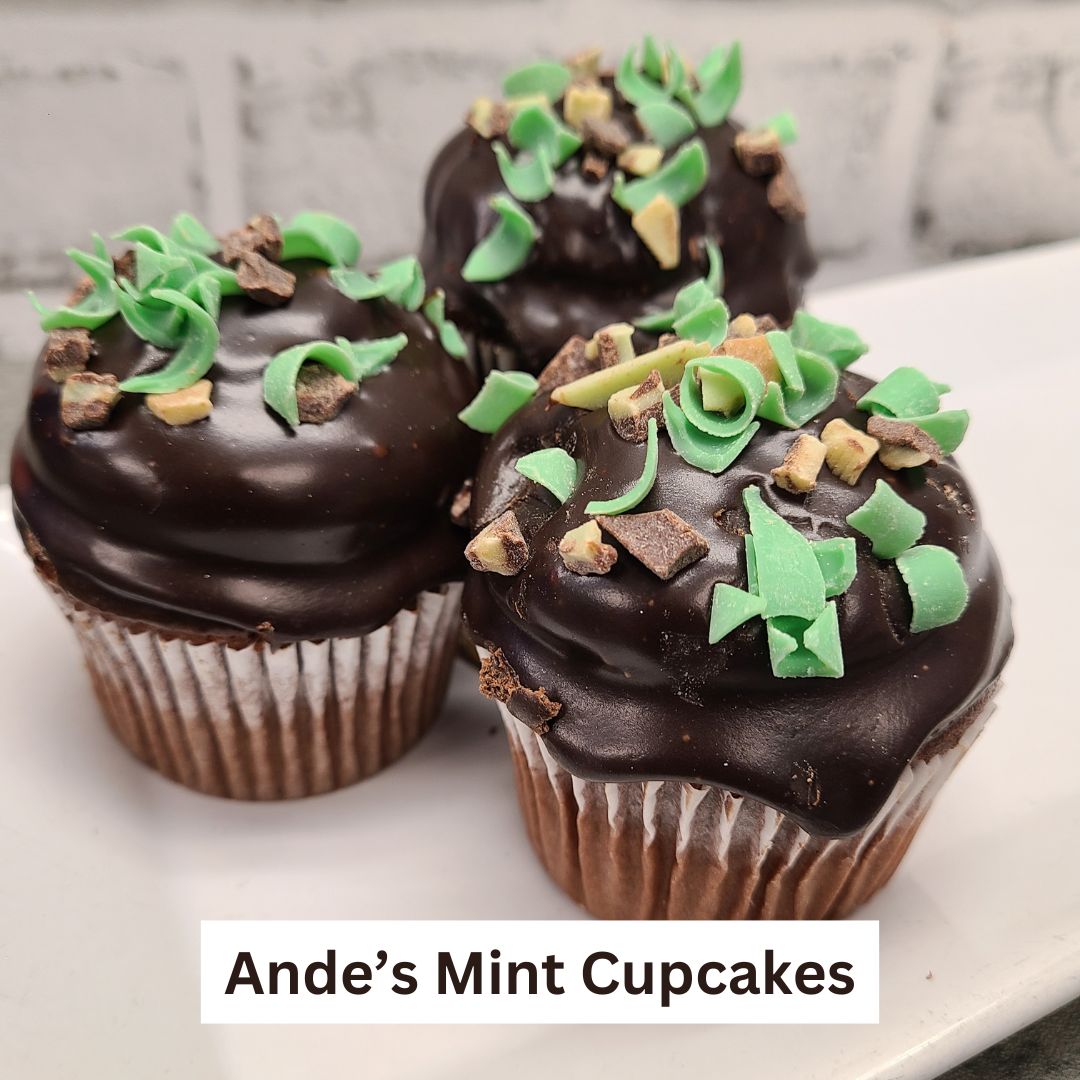 Andes Mint Cupcakes - 4 Pack