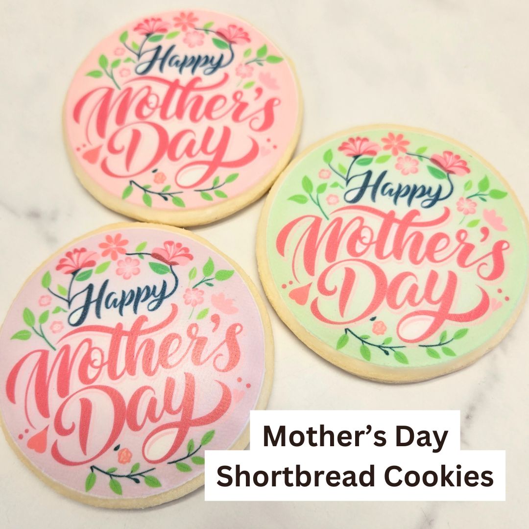Mother's Day Picture Image Cookie - 4 Pack