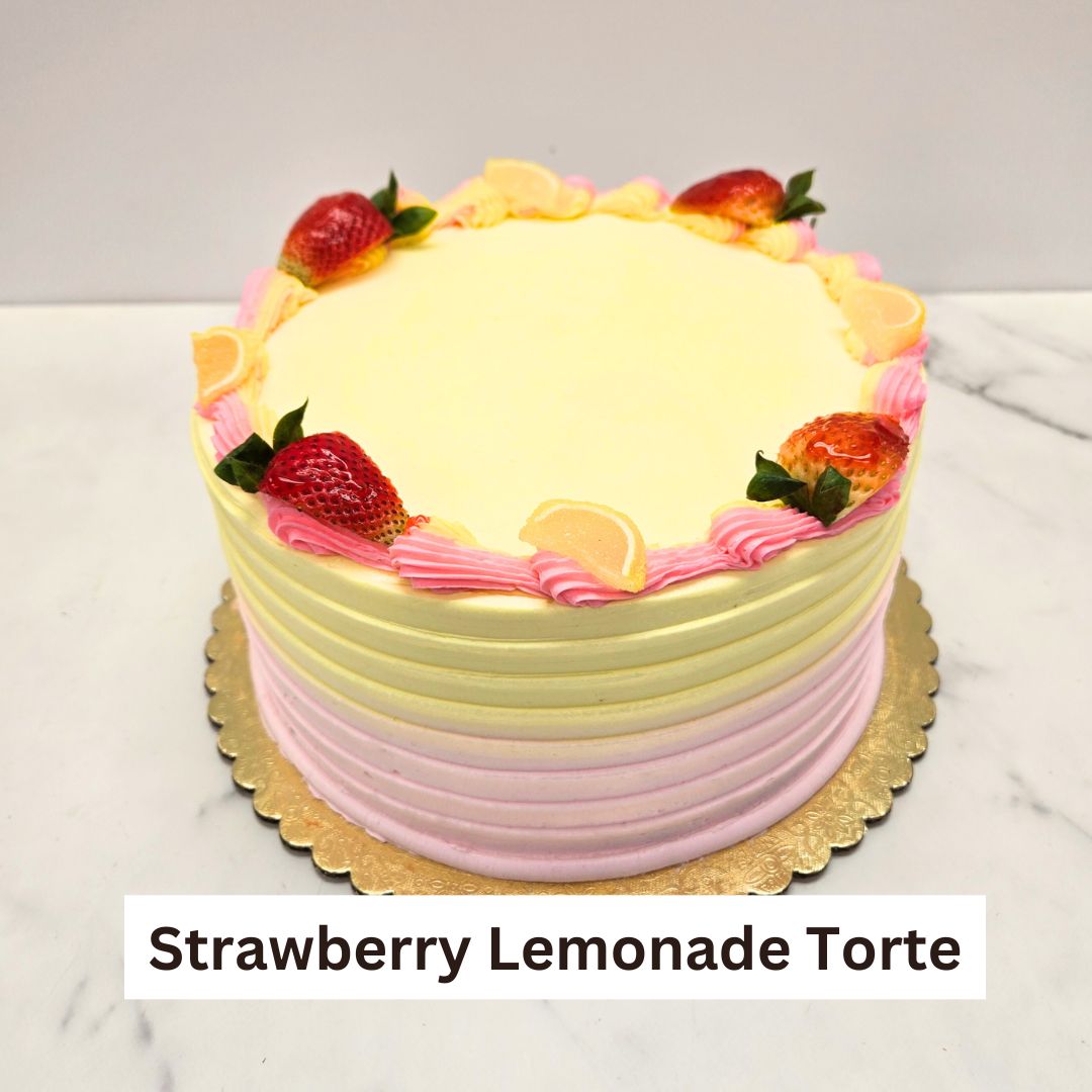 Strawberry Lemonade Torte