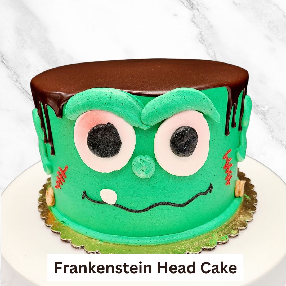 7" Frankenstein Head Cake