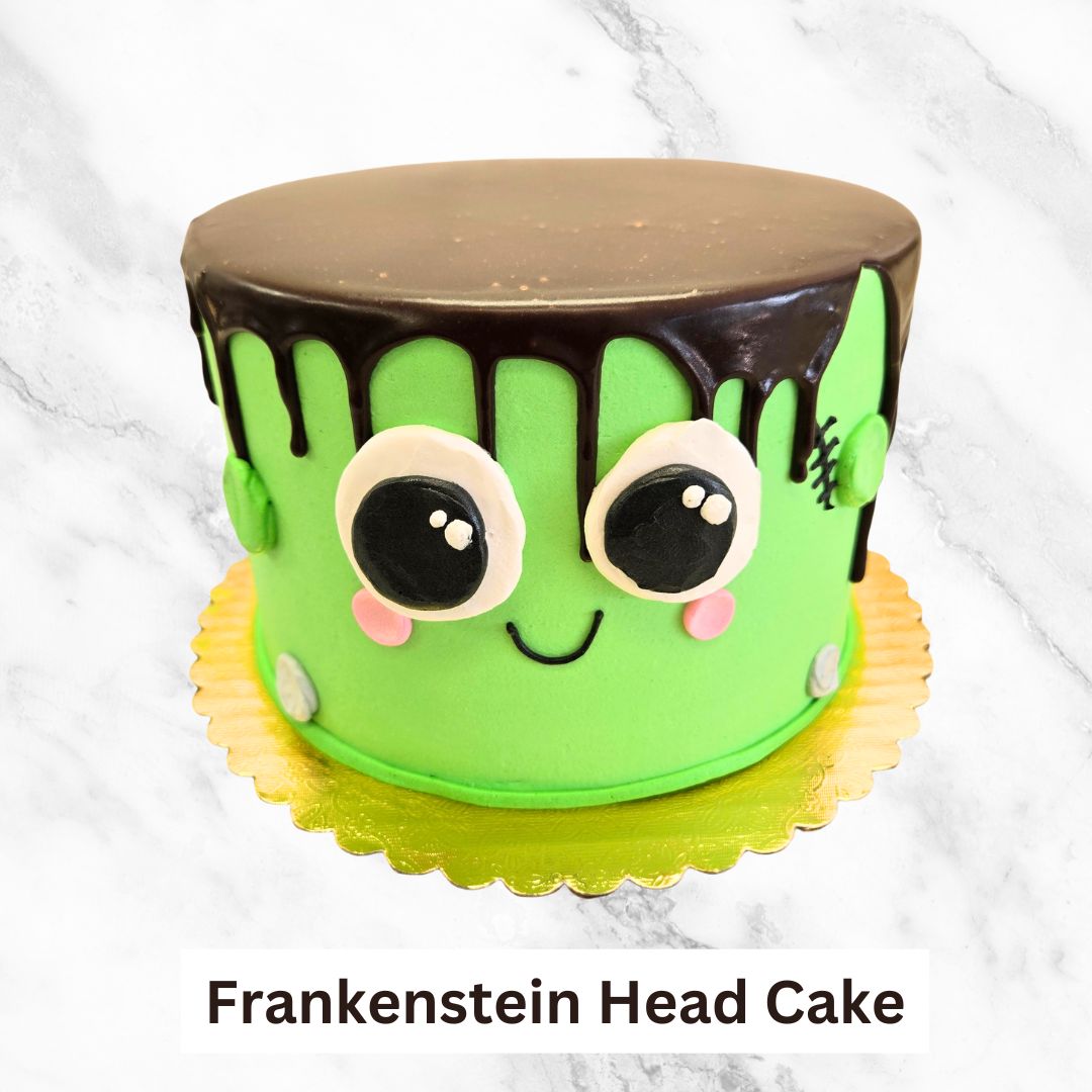 7" Frankenstein Head Cake