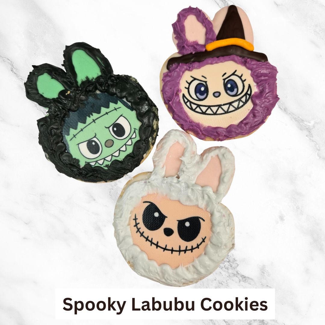 Halloween Labubu Cookies - 3 Pack
