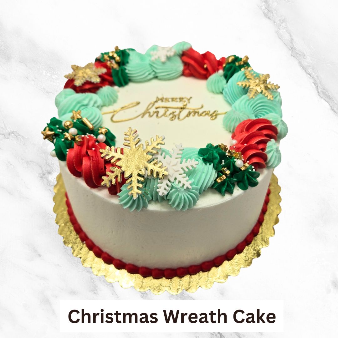 Holiday Wreath Cake