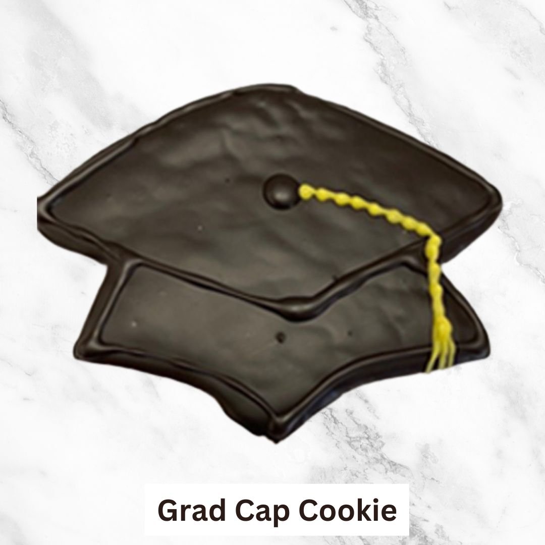Grad Cap Cookie - 4 Pack