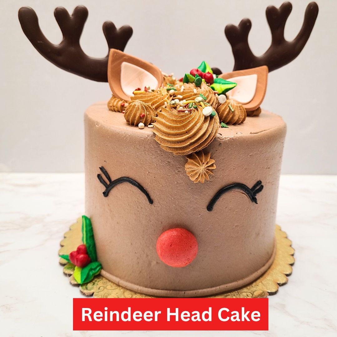 Reindeer Head Cake